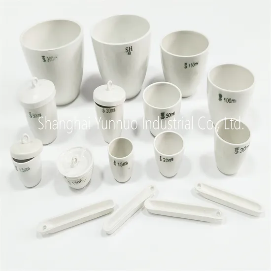 High Quality Factory Porcelain Crucible Lab 10ml 15ml 20ml 50ml 300 Ml